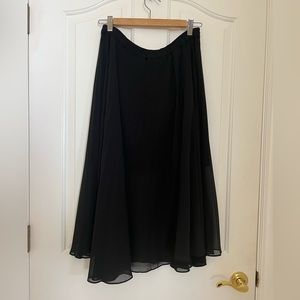 Club Monaco black pleated skirt - 00